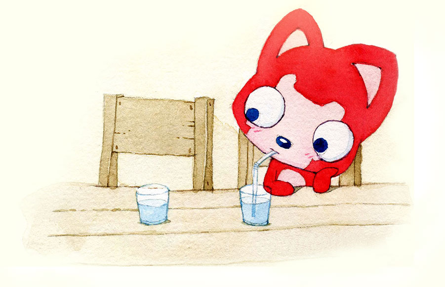 过去的程程一直是一个人生活，享受着孤独，也憧憬着爱情。